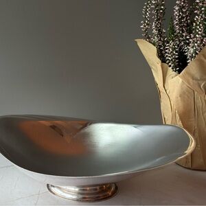 Elegant Silver Decorative Bowl